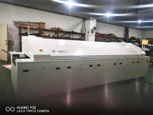 10 Zones SMT Reflow Machine Lead Free PC PLC Control For PCB
